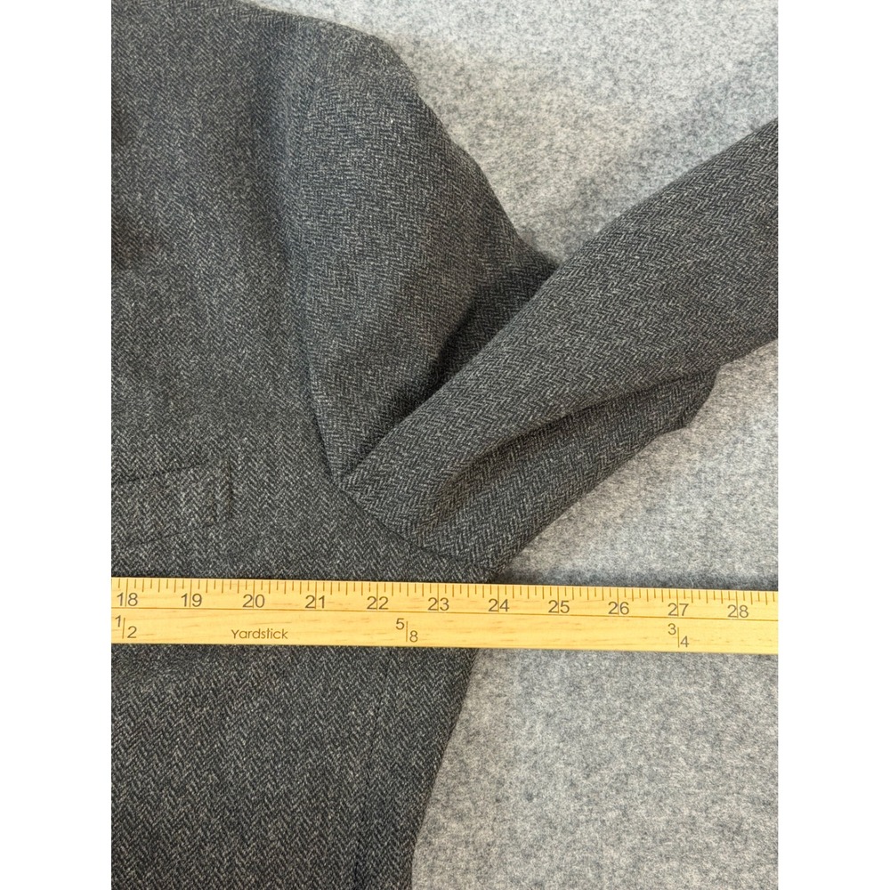 Polo Ralph Lauren Sport Coat Mens XL Charcoal Grey Great Wool Blend Herringbone - Picture 7 of 9